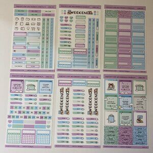 Hubman & Chubgirl Positivity Pop-Ups Cousin Kit & Hobonichi Cousin Kit Stickers